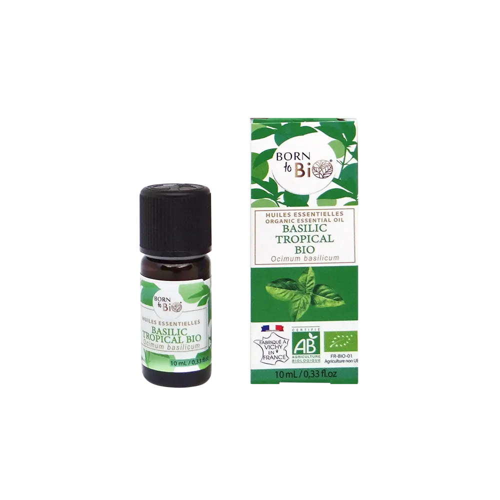 Huile essentielle Basilic tropical Certifiée Bio